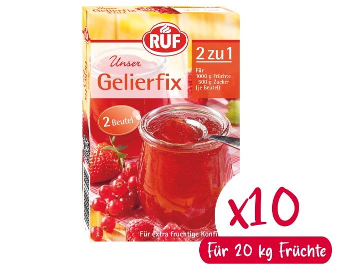 RUF Gelierfix 2 zu 1 Bundle (10 Stück)