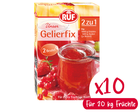 RUF Gelierfix 2 zu 1 Bundle (10 Stück)