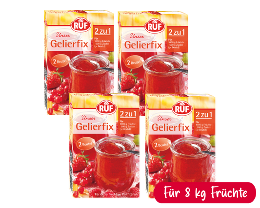 RUF Gelierfix 2 zu 1 Bundle (4 Stück)