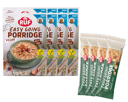RUF Nuss Porridge + Riegel (16 Stück)