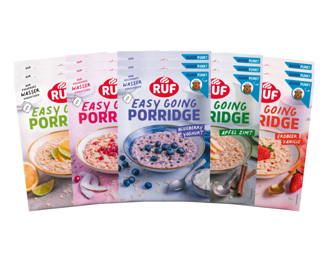 RUF Probier Set Porridge Fruchtig (15 Stück)