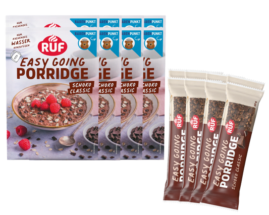 RUF Schoko Porridge + Riegel (16 Stück)