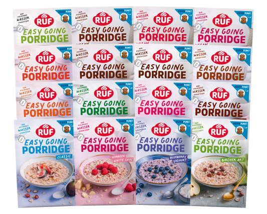 RUF Probier Set Porridge Alle Sorten (16 Stück)