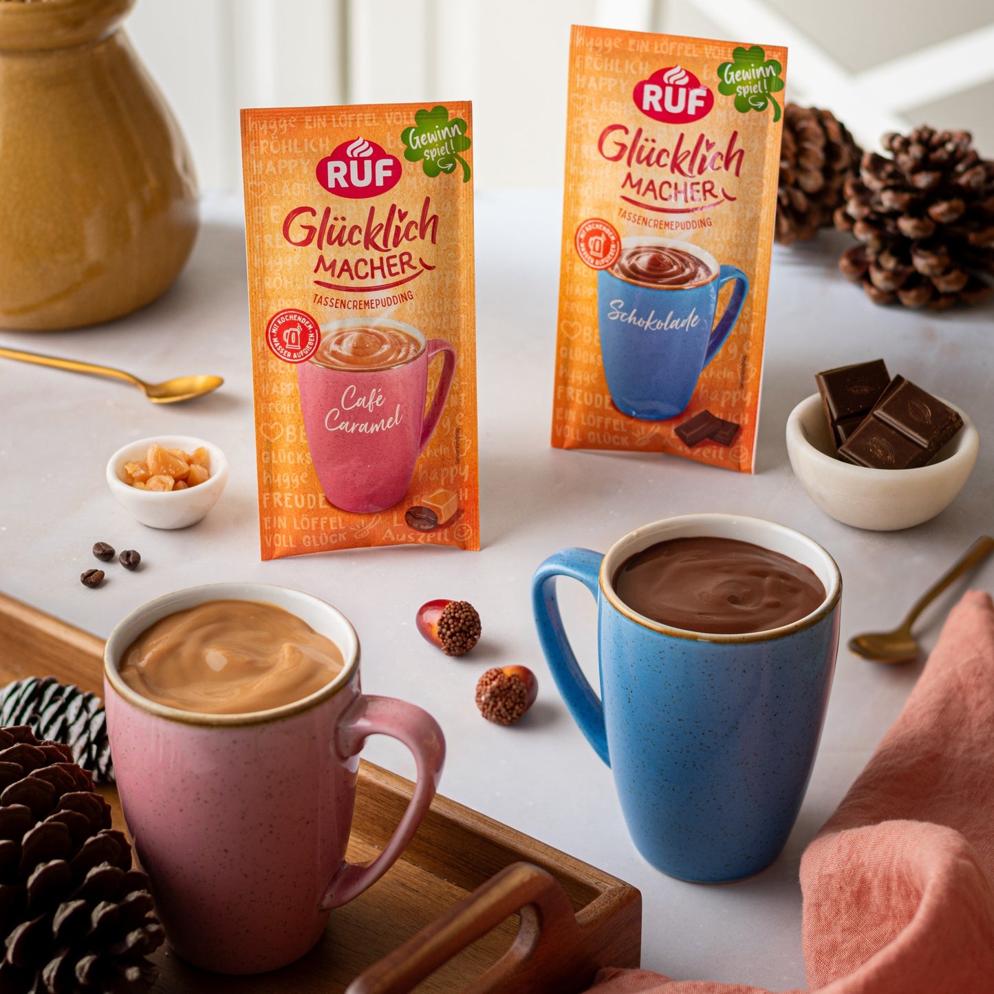 RUF Glücklichmacher Schokolade Tassenpudding