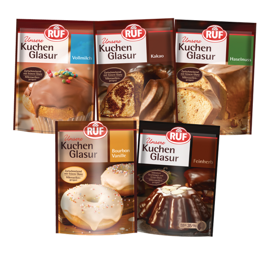 RUF Glasuren Set (5 Stück)