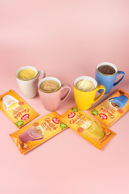 RUF Glücklichmacher große Geschenkbox 4 Tassen, 8 Puddinge -  Bild 3