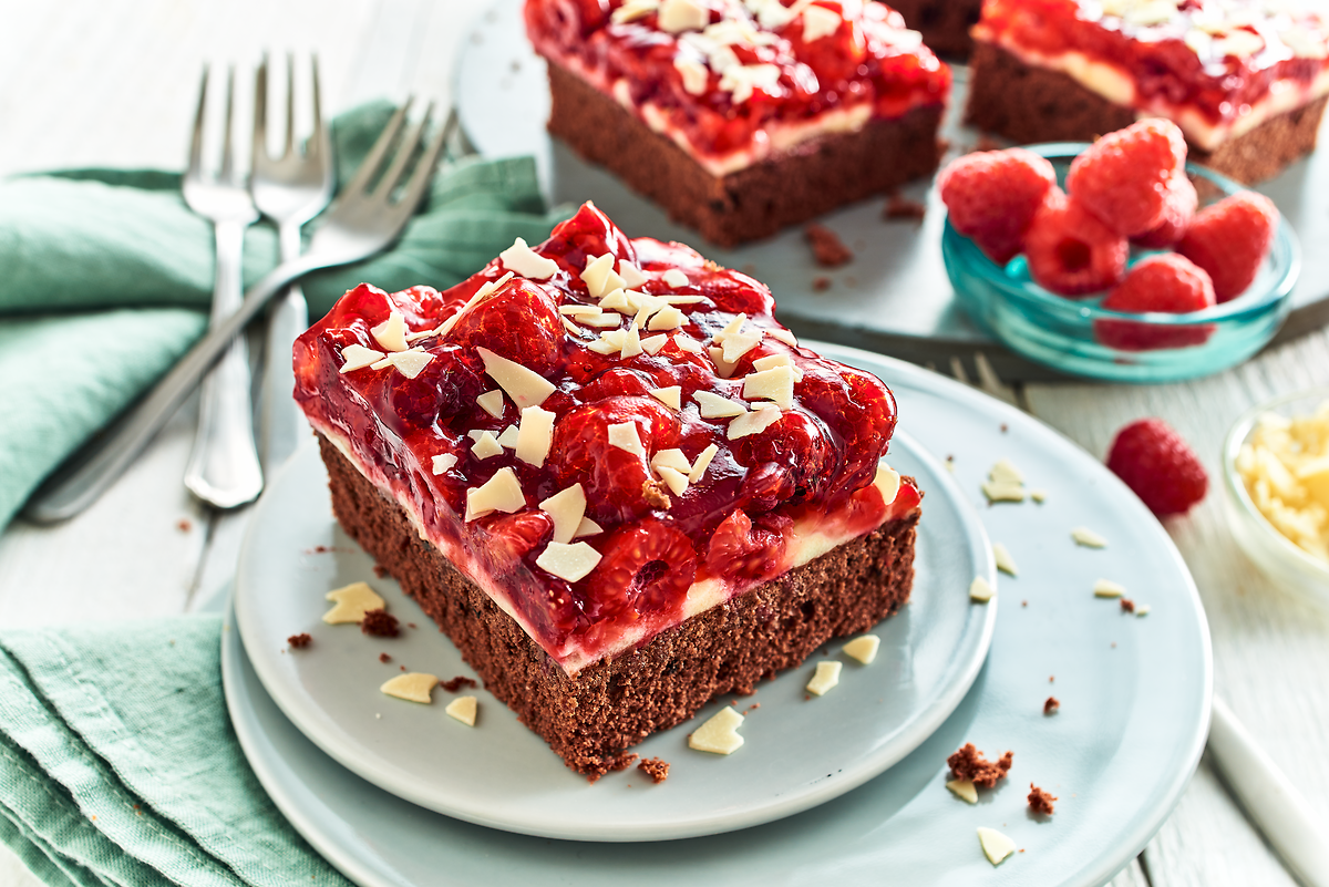 RUF Kleiner Himbeer Schoko Kuchen Backmischung