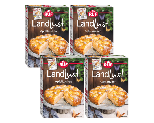 RUF Landlust Apfelkuchen Set (4 Stück)
