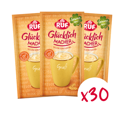 RUF Monats-Vorrat Glücklichmacher Grieß (30 Stück)
