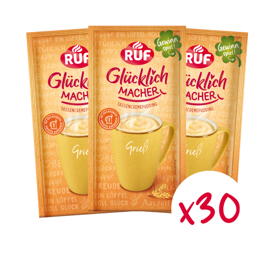 RUF Monats-Vorrat Glücklichmacher Grieß (30 Stück)