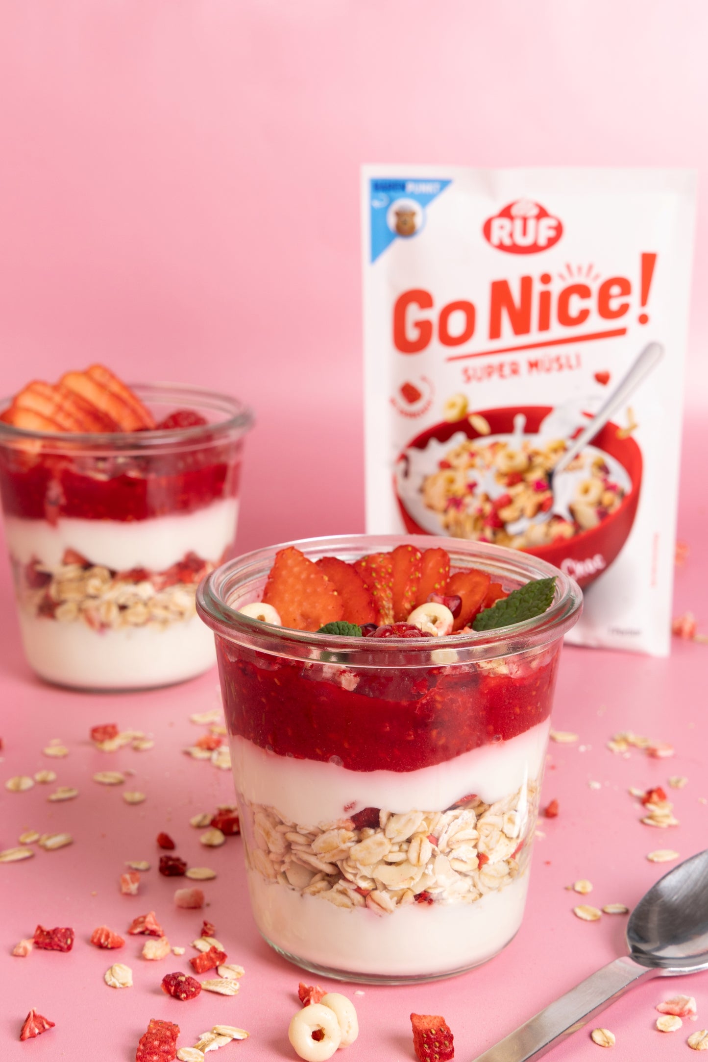 RUF GoNice! Erdbeer White Choc Müsli