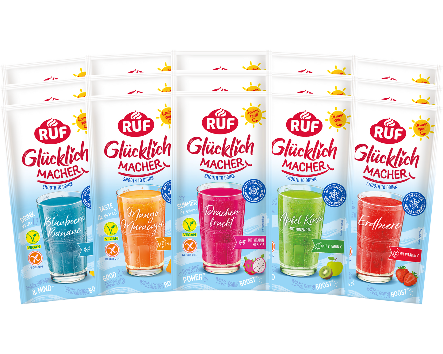 RUF Glücklichmacher Smooth to Drink Set (15 Stück)